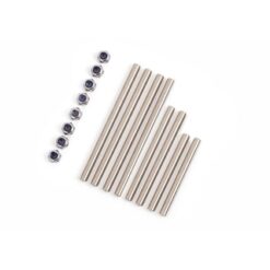 Suspension pin set, extreme heavy duty, complete (front and rear) (hardened steel) (3x52mm (4), 3x32mm (2), 3x40mm (2))/ M2.5x0.45mm NL (4) (for use with #9080 upgrade kit) [TRX9042X]
