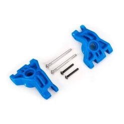 Carriers, stub axle, rear, extreme heavy duty, blue (left & right)/ 3x41mm hinge pins (2)/ 3x20mm BCS (2) (for use with #9080 upgrade kit) [TRX9050X]