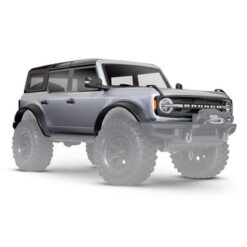 Body, Ford Bronco (2021), complete, iconic silver (painted) (includes grille, si [TRX9211G]