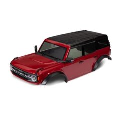 Body, Ford Bronco (2021), complete, red (painted) (includes grille, side mirrors [TRX9211R]