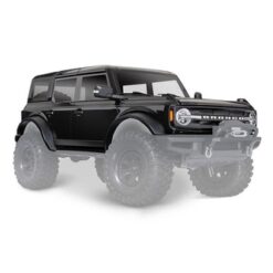 Body, Ford Bronco (2021), complete, Shadow Black (painted) (includes grille, sid [TRX9211T]