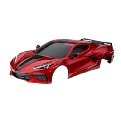 Body, Chevrolet Corvette Stingray, complete (red) (painted, decals applied) (inc [TRX9311R]
