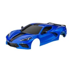 Body, Chevrolet Corvette Stingray, complete (blue) (painted, decals applied) (in [TRX9311X]