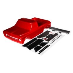 Body, Chevrolet C10 (red) (includes wing & decals) (requires #9415 series body a [TRX9411R]