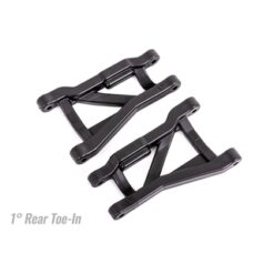 Suspension arms, black, rear (left & right), heavy duty, 1° toe angle (2) [TRX9431]