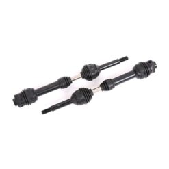 Driveshafts, rear, steel-spline constant-velocity (complete assembly) (2) [TRX9450R]