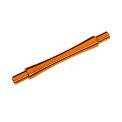 Axle, wheelie bar, 6061-T6 aluminum (orange-anodized) (1)/ 3x12 BCS (with threadlock) (2) [TRX9463A]