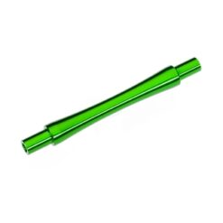 Axle, wheelie bar, 6061-T6 aluminum (green-anodized) (1)/ 3x12 BCS (with threadlock) (2) [TRX9463G]