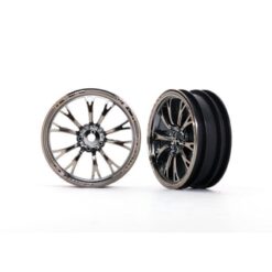 Wheels, Weld black chrome (front) (2) [TRX9472X]