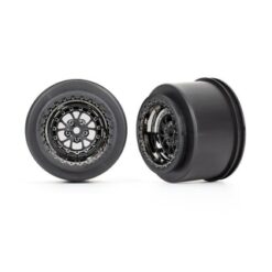 Wheels, Weld black chrome (rear) (2) [TRX9473X]