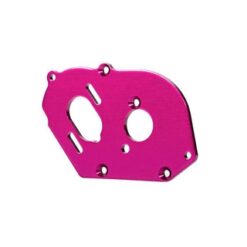 Plate, motor, pink (4mm thick) (aluminum)/ 3x10mm CS with split and flat washer [TRX9490P]