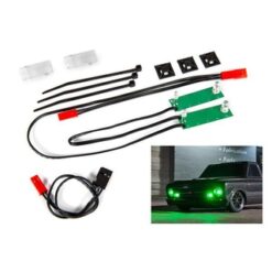 LED light set. front. complete (green) (includes light harne [TRX9496G]