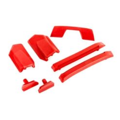 Body reinforcement set, red/ skid pads (roof) (fits #9511 body) [TRX9510R]