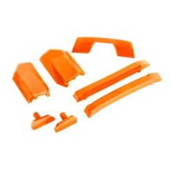 Body reinforcement set, orange/ skid pads (roof) (fits #9511 body) [TRX9510T]