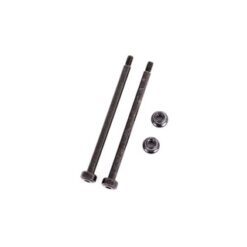 Suspension pins, outer, rear, 3.5x56.7mm (hardened steel) (2)/ M3x0.5mm NL, flan [TRX9543]