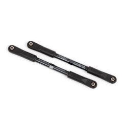 Camber links, rear, Sledge (TUBES dark titanium-anodized, 7075-T6 aluminum, stronger than titanium) (144mm) (2)/ rod ends, assembled with steel hollow balls (4)/ aluminum wrench, 8mm (1) [TRX9548A]