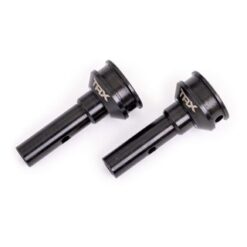 Stub axles, hardened steel (2) (for steel constant-velocity driveshafts) (fits Sledge) [TRX9553X]