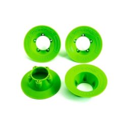 Wheel covers, green (4) (fits #9572 wheels) [TRX9569G]