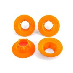 Wheel covers, orange (4) (fits #9572 wheels) [TRX9569T]