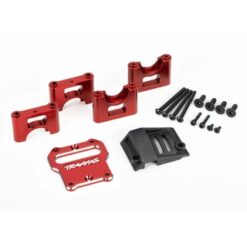 Mount, center differential carrier, 6061-T6 aluminum (red-anodized) [TRX9584R]
