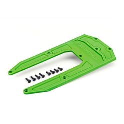 Skidplate, chassis, green (fits Sledge) [TRX9623G]