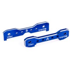 Tie bars, front, 7075-T6 aluminum (blue-anodized) (fits Sledge) [TRX9629]
