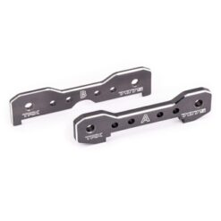 Tie bars, front, 7075-T6 aluminum (dark titanium-anodized) (fits Sledge) [TRX9629A]