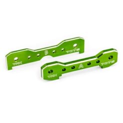 Tie bars, front, 7075-T6 aluminum (green-anodized) (fits Sledge) [TRX9629G]