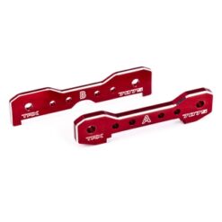 Tie bars, front, 7075-T6 aluminum (red-anodized) (fits Sledge) [TRX9629R]