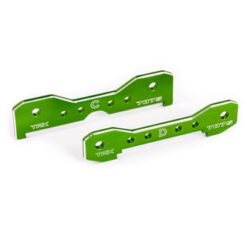 Tie bars, rear, 7075-T6 aluminum (green-anodized) (fits Sledge) [TRX9630G]