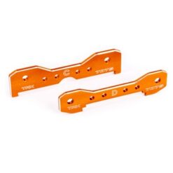 Tie bars, rear, 7075-T6 aluminum (orange-anodized) (fits Sledge) [TRX9630T]