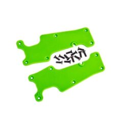 Suspension arm covers, green, front (left and right)/ 2.5x8 CCS (12) [TRX9633G]