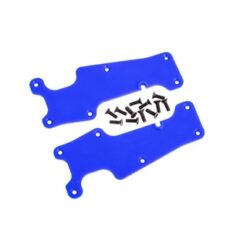 Suspension arm covers, blue, front (left and right)/ 2.5x8 CCS (12) [TRX9633X]
