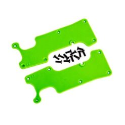 Suspension arm covers, green, rear (left and right)/ 2.5x8 CCS (12) [TRX9634G]