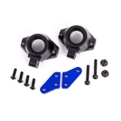 Steering block arms (aluminum, blue-anodized) (2)/ steering blocks, left or righ [TRX9637X]