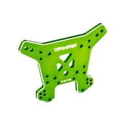 Shock tower, rear, 7075-T6 aluminum (green-anodized) (fits Sledge) [TRX9638G]