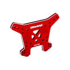 Shock tower, rear, 7075-T6 aluminum (red-anodized) (fits Sledge) [TRX9638R]