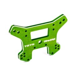 Shock tower, front, 7075-T6 aluminum (green-anodized) (fits Sledge) [TRX9639G]
