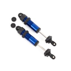 Shocks, GT-Maxx, long, aluminum (blue-anodized) (fully assembled w/o springs) (2 [TRX9661]