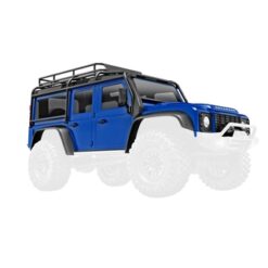 Body. Land Rover Defender. complete. blue (includes grille. [TRX9712-BLUE]