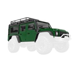 Body. Land Rover Defender. complete. green (includes grille. [TRX9712-GRN]