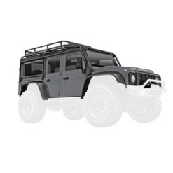 Body. Land Rover Defender. complete. silver (includes grille [TRX9712-SLVR]