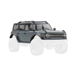 Body. Ford Bronco. complete. dark gray (includes grille. sid [TRX9723-DKGRY]