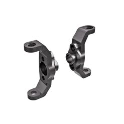 Caster blocks. 6061-T6 aluminum (dark titanium-anodized) (le [TRX9733-GRAY]