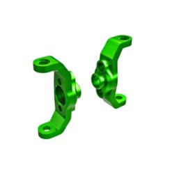 Caster blocks. 6061-T6 aluminum (green-anodized) (left & rig [TRX9733-GRN]