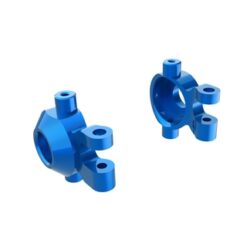 Steering blocks. 6061-T6 aluminum (blue-anodized) (left & ri [TRX9737-BLUE]
