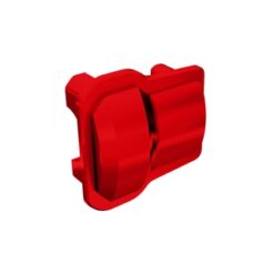Differential cover, front or rear (red) (2) [TRX9738-RED]