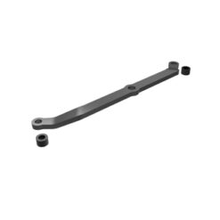 Steering link. 6061-T6 aluminum (dark titanium-anodized)/ se [TRX9748-GRAY]