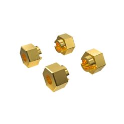 Wheel hubs. 7mm hex (4)/ axle pins (4) [TRX9750]