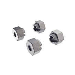 Wheel hubs, 7mm hex (steel) (4)/ axle pins (4) [TRX9750A]